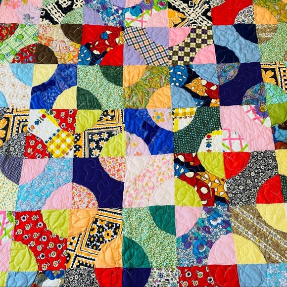 Handmade Other - Handmade Snowballed Twin size Cotton quilt.